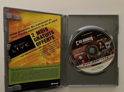 TOM CLANCY'S CLASSIC TRILOGY - ORIGINAL XBOX - PLATINUM HITS - Picture 3 of 4