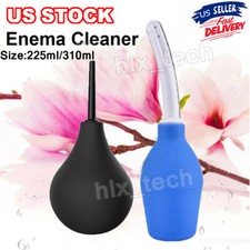 Enema Bulb Rectal Syringe Anal Clean Stream Irrigation Douche System Clean