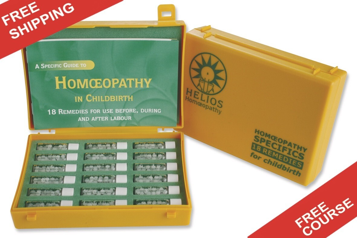 Helios Homeopathic 18 Remedy Childbirth Kit and #newbie Homeopathy