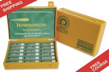Helios Homeopathic 18 Remedy Childbirth Kit and free newbie Homeopathy Course