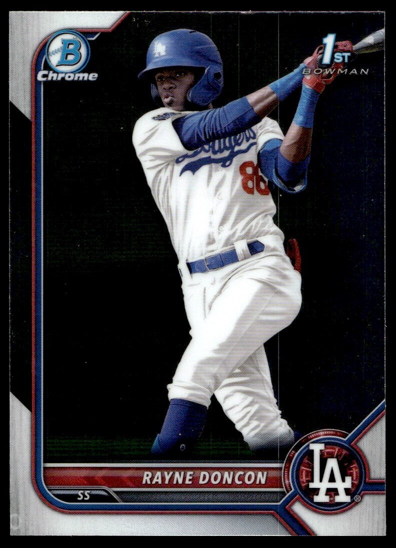 2022 Bowman Chrome Rayne Doncon A34 Los Angeles Dodgers #BCP-202