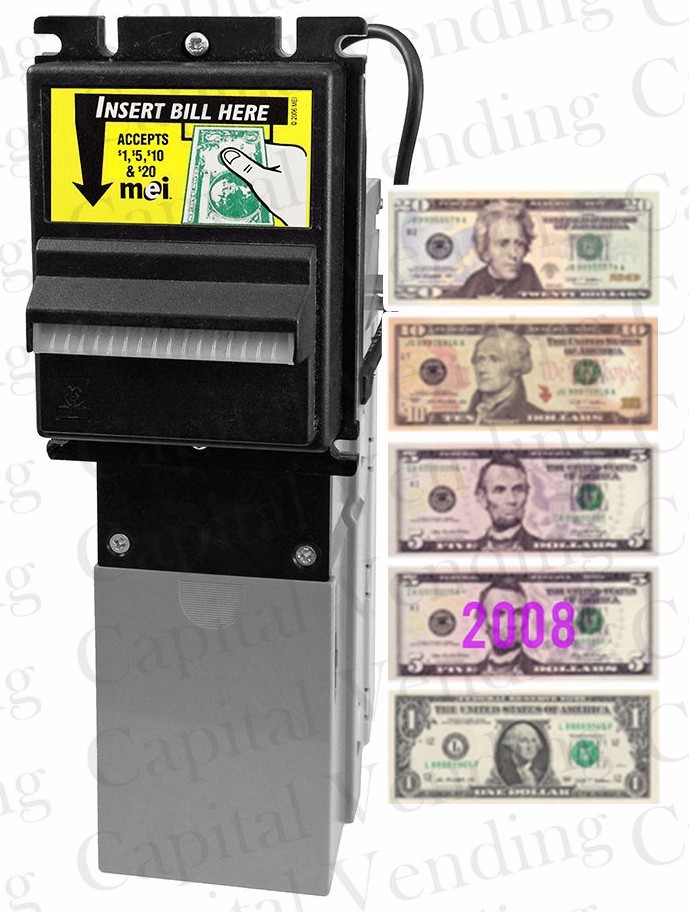 Mars MEI AE2631 D7 Dollar Bill Acceptor Validator Downstack $1-$20 120vac