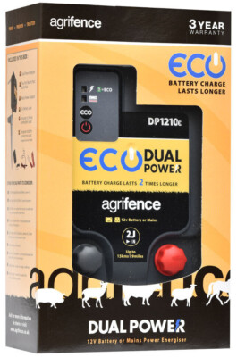 Agrifence Dual Power Eco Energiser DP1210 Elektrozaun 2J 12V Batterie & Netz