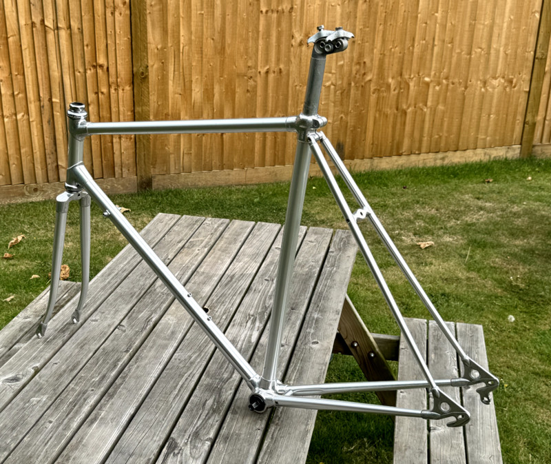 ALAN Super Record Frame / 54,5 cm / Silver / early 1980s