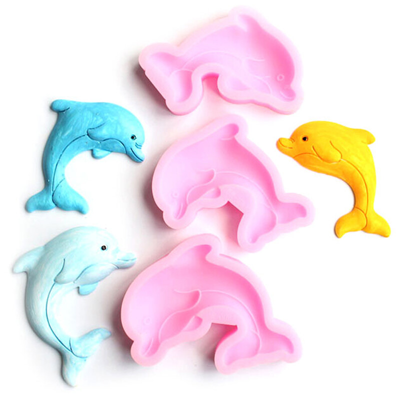 Dolphin Shark Chocolate Candy Silicone Mold 4 Pcs - Ocean Theme Fondant Mold For Cake Decorating, Resin Crafts - View #7