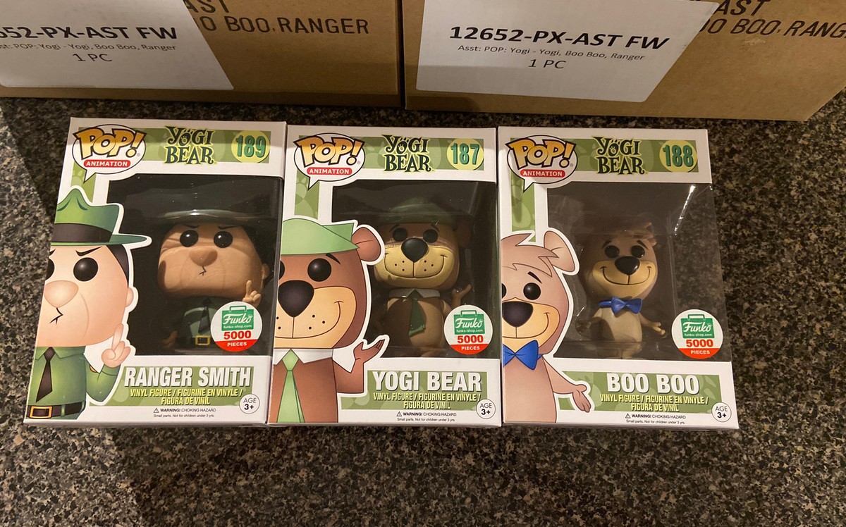 FUNKO POP YOGI BEAR BOO BOO RANGER SMITH FUNKO SHOP EXCLUSIVES LE