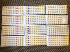 Emoji Stickers Sheets 660 Stickers Smiles Emojis NEW SEALED
