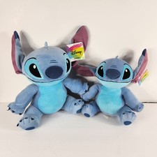  2 Disney Stitch Stuffed Plush Just Play With Tags Lilo  Stitch NEW w/Tag