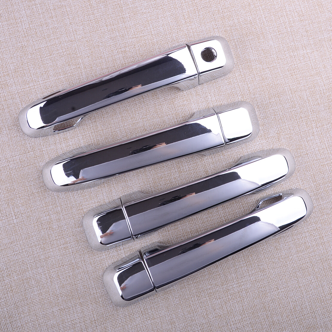 Set Exterior Door Handle Cover Trim Fit for Toyota Land Cruiser