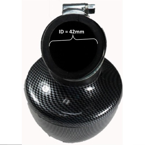 Amigo Avenza 150, SS-150, Scooter Air Filter With Carbon Fiber Design - Picture 3 of 4