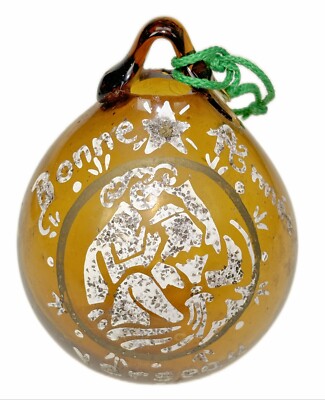 Blown Glass Bonne Amie Verseau Good Friend Aquarius Art Ornament France