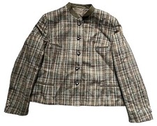 Wool And Alpaca Vintage Lodenfrey Tweed Country Womens Button Up Jacket Medium