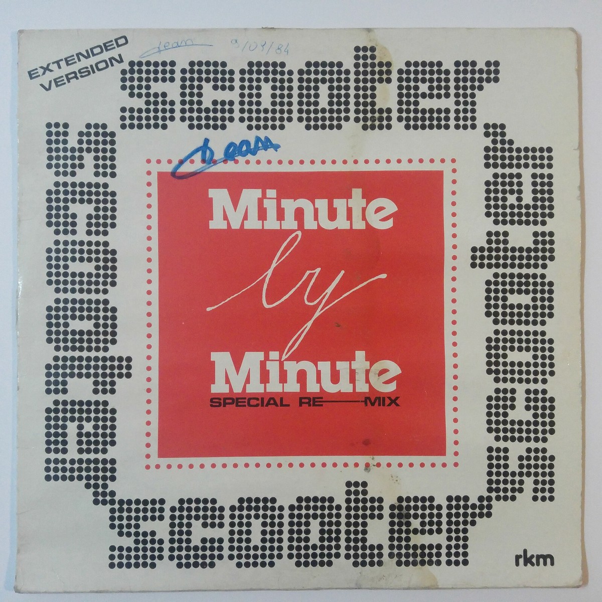 Scooter ‎– Minute By Minute (Extended Version) - Vinyl, 12