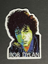 Bob Dylan Logo Image Sticker Art Iconic 60s Rock Legend for Laptops Etc New!