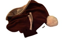 Old Navy Burgundy And Pink Hats With Gloves Size Medium And Large