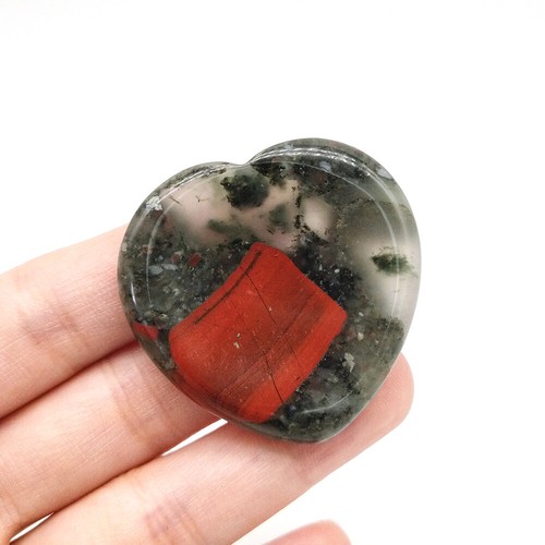 Heart Thumb Worry Stone Pocket Palm Healing Crystal Chakra Reiki Meditation - Bild 9 von 25