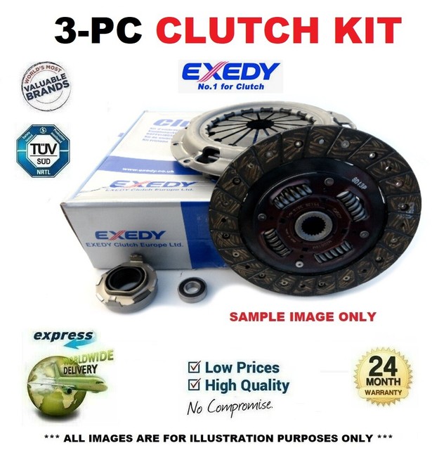 Brand New 3-PC CLUTCH KIT for HONDA ACCORD IV Coupe 2.0 i 16V (CC1) 1992-1993
