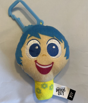 Inside Out Joy #6 Disney Pixar McDonalds Plush Toy Backpack Clip 2020 Feelings