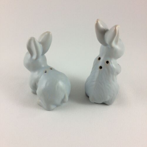Threshold Blue Ceramic Stoneware Bunny Salt & Pepper Shaker Set Easter Rabbit - Picture 3 of 7