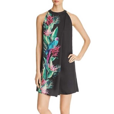 Tommy Bahama Paradiso Parrots halter dress sleeveless swing shift mini XS summer | eBay Tommy Bahama Paradiso Parrots halter dress sleeveless swing shift mini XS summer | eBay