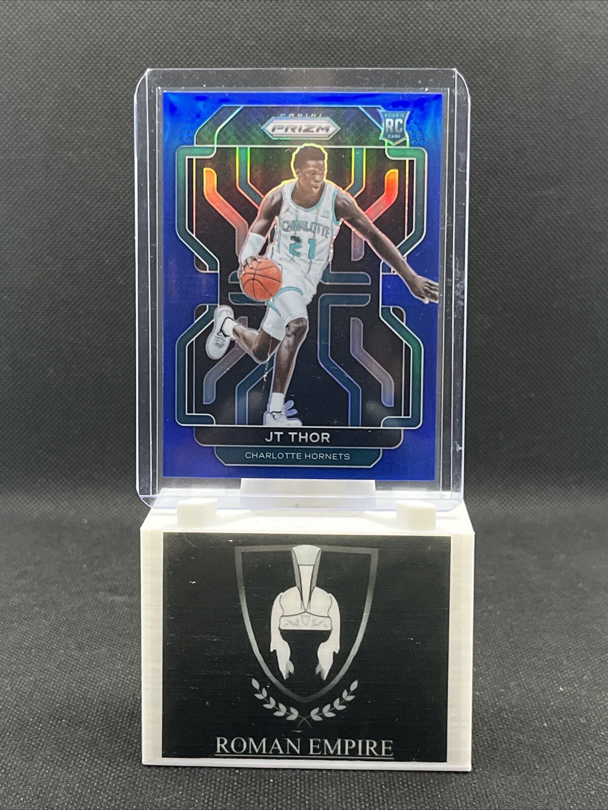 2021-22 Panini Prizm Blue JT Thor Rookie /199 Charlotte Hornets #272