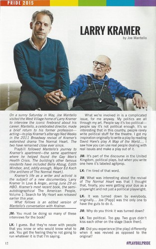 Leonard Bernstein "ON THE TOWN" Jackie Hoffman 2015 Broadway Gay Pride Playbill - 第 10/12 張圖片