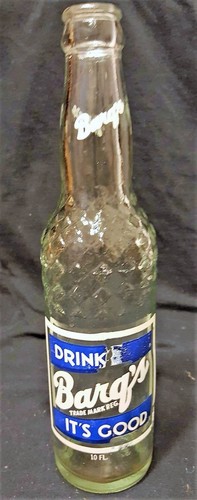 Reg. de colección Barq's Botella de soda POP 10 OZ diseño PAT 0 88026 bebida es buena EE. UU. - Imagen 2 de 5