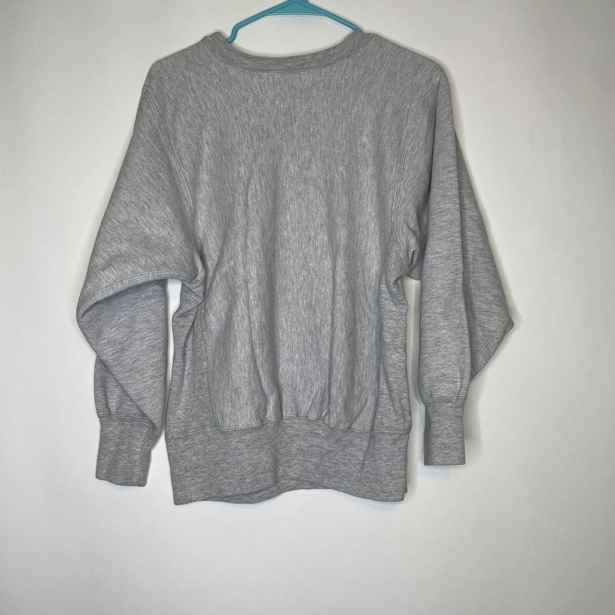 Vintage 80s Champion X Lands End Reverse Weave Vikings Gray 