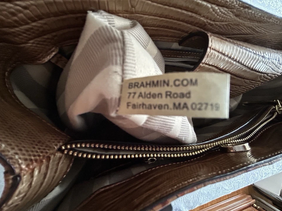 Bolso Brahmin Joan Tostado Almendra Bengala Foto 4 de 4