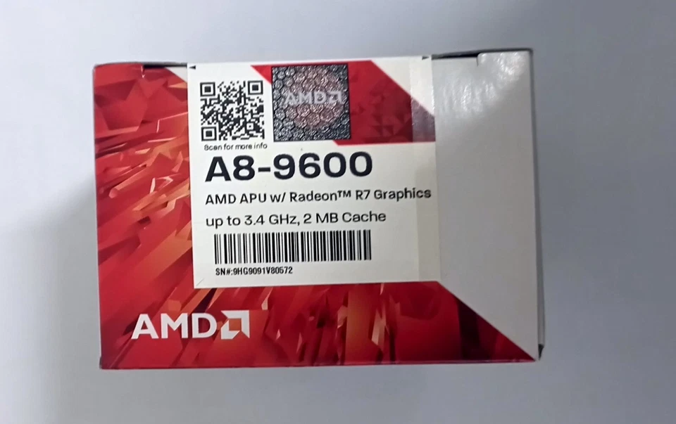 AMD A8-9600 Series AD9600AGM44AB 3.1GHz Socket AM4 4-Core Processor / CPU - Image 2 of 3