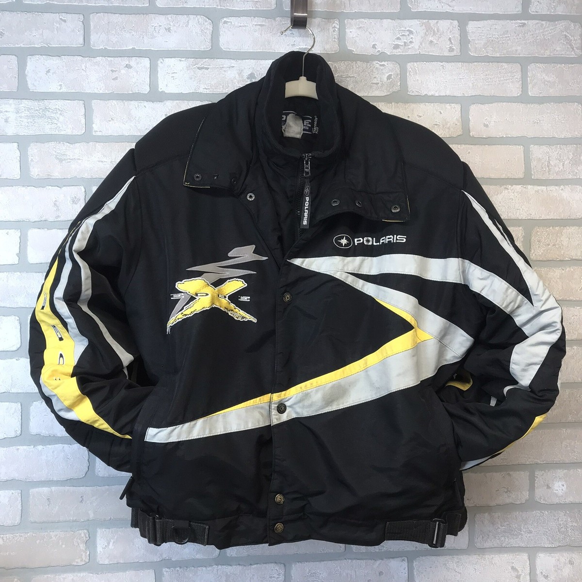 Vintage Pure Polaris Edge Snowmobile Jacket Size M Padded