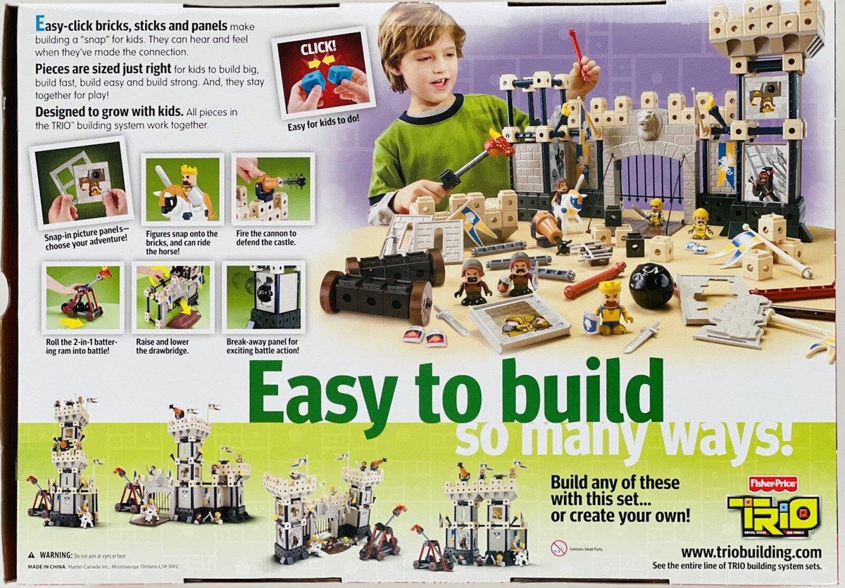 King's Castle Fisher Price Trio Building Blocks Fisher Price