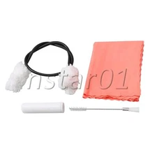 2sets Flute Clarinet Maintenance Sweeping Care Kit  Brush Cork Grease