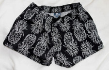 NEW Lauren James Women's Pineapple Printed Pull On Shorts Size 2XL
