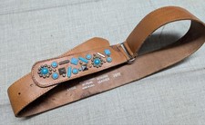 1980s-90s vintage USA made NATIVE AMERICAN corset belt 34 bling STATEMENT indian