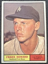 1961 TOPPS FRANK HOWARD (LOS ANGELES DODGERS) #280 EX/NM