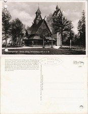 Brückenberg-Krummhübel Karpacz Górny Karpacz Stave Church Wang Giant Mountains 1940