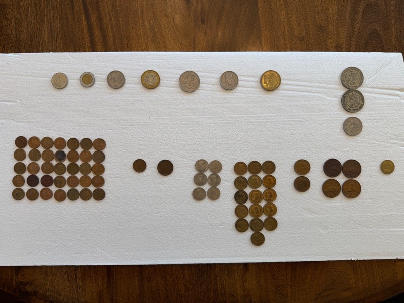 Lot of 76 Mexico coins, good photos