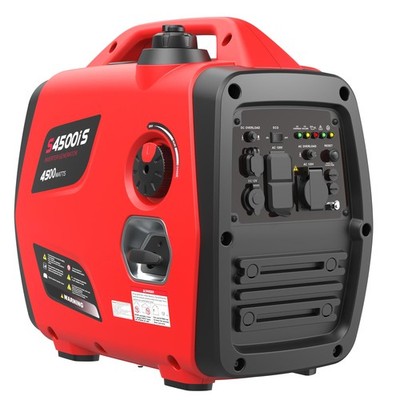 SIOKIUU 4500W Portable Generator Super Quiet Inverter Generator Ultra Lightwe...