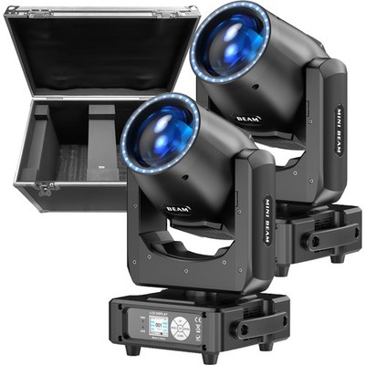 350W Beam Gobo Sharpy 48Prism Stage Lighting Moving Head Light DJ Party w/Case