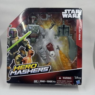 Star Wars Hero Mashers BOBA FETT Action Figure Factory NEW Sealed Hasbro 2015
