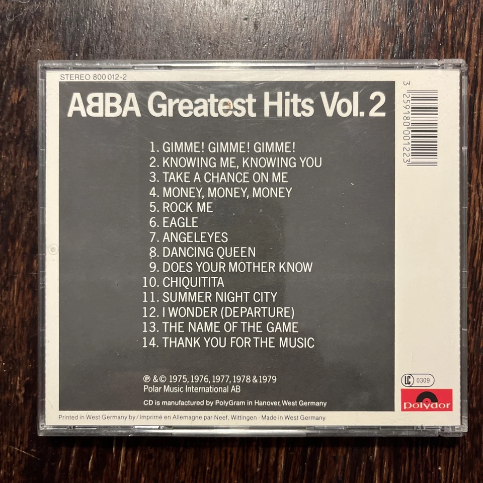 ABBA – Greatest Hits Vol. 2 | CD Compilation, 2nd Polydor press (1979/84) German - Bild 2 von 4