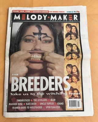 Melody Maker Music Paper 30 October 1993 The Breeders, Blur, The Cure, Kate Bush