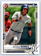 2021 Bowman Antonio Gomez 1st Bowman Rookie New York Yankees RC #BP-82