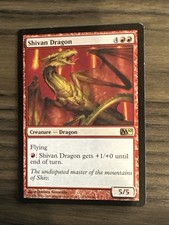 Shivan Dragon X1 M10 Core 2010 Ex Condition See Front/back Pics MTG