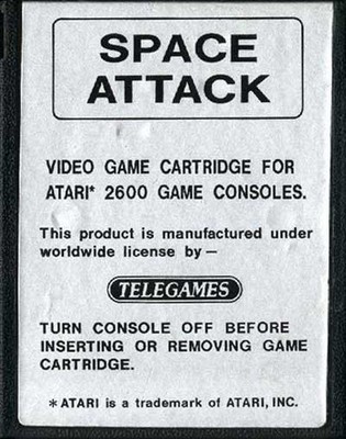 Atari 2600 Spiel - Space Attack [Whitelabel] Modul