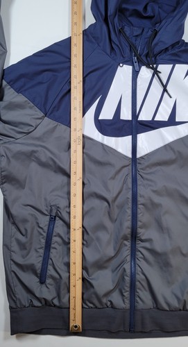 Nike Windrunner Large GX1 Windbreaker Jacket Blue Gray Nylon - Picture 8 of 12