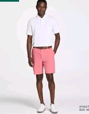 Walter Hagen Men  s Performance 11 Golf Shorts Pink Rouge Size 34