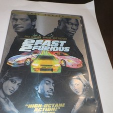 2 Fast 2 Furious DVD Paul Walker Tyrese Gibson Action Universal Full Screen 2003