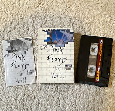 Pink Floyd The Wall KassetteAlbum Aquarius complete version 2LPin 1 made in ID